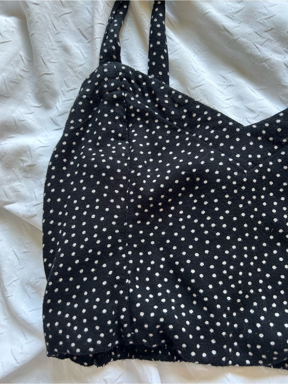 Abercrombie & Fitch Black and White Polka Dot Matching Set - Picture 5 of 7